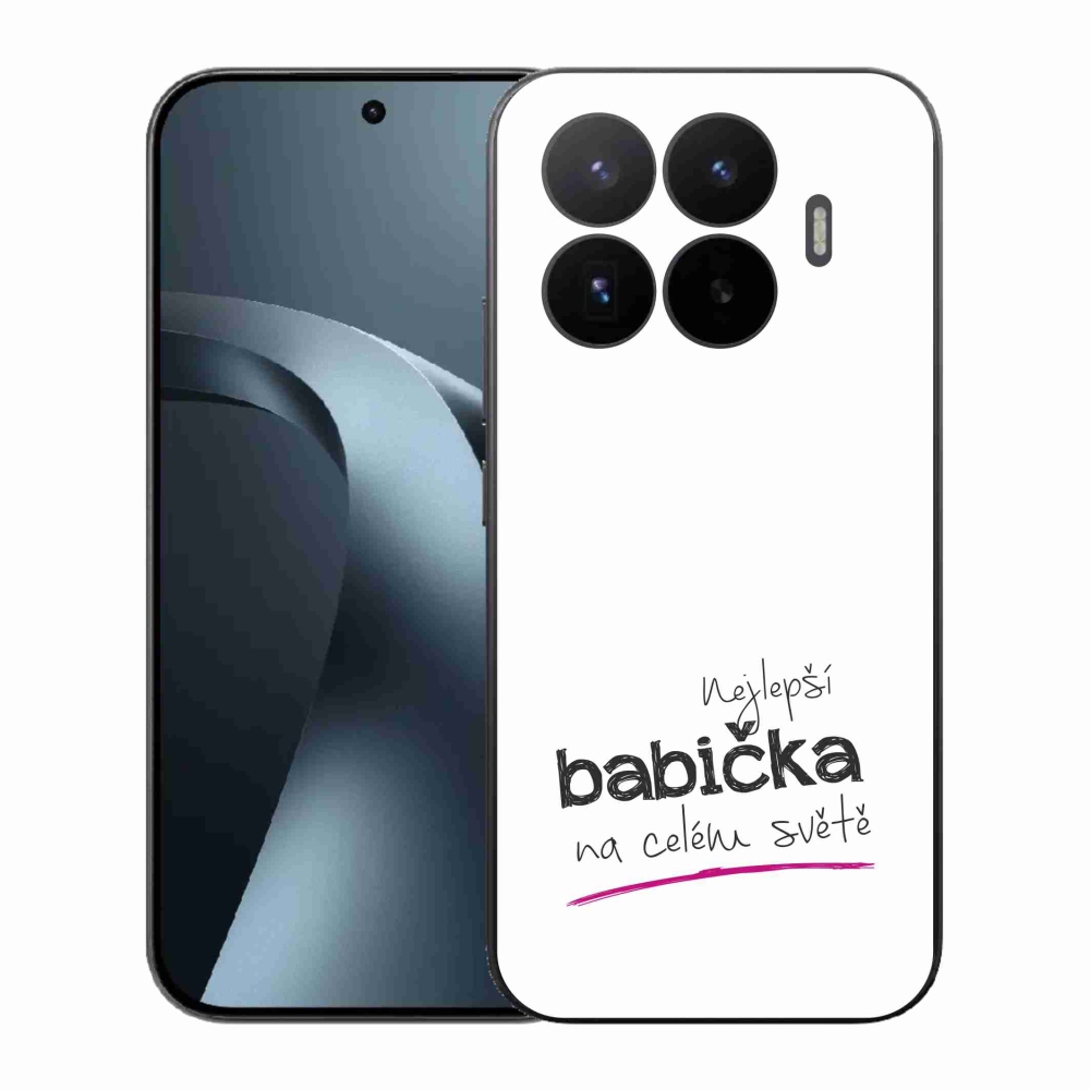 Gélburkolat mmCase a Xiaomi 17T-hez - a legjobb nagymama 4 fehér háttérrel