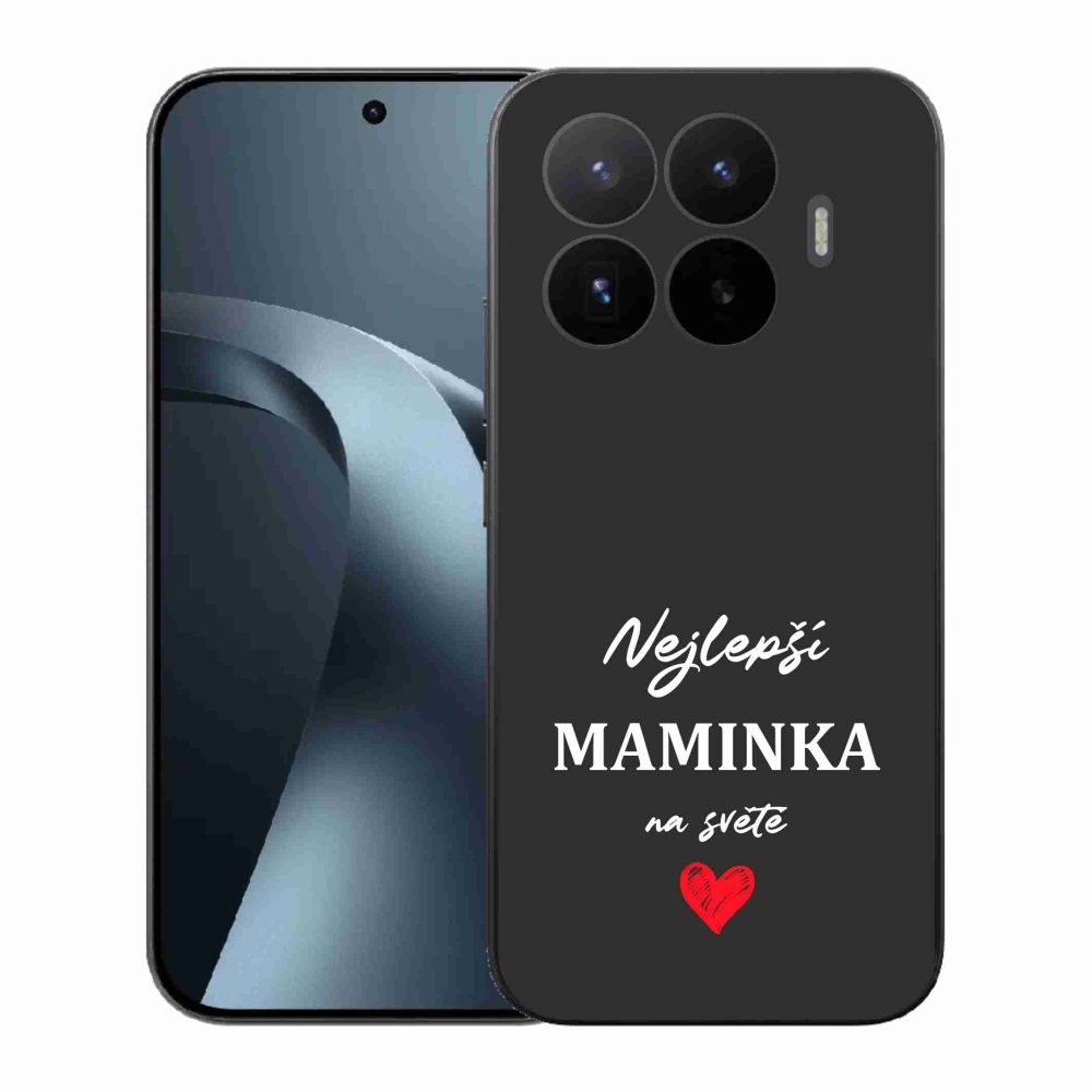 Gél borító mmCase a Xiaomi 17T-hez - legjobb anya 1 fekete háttérrel