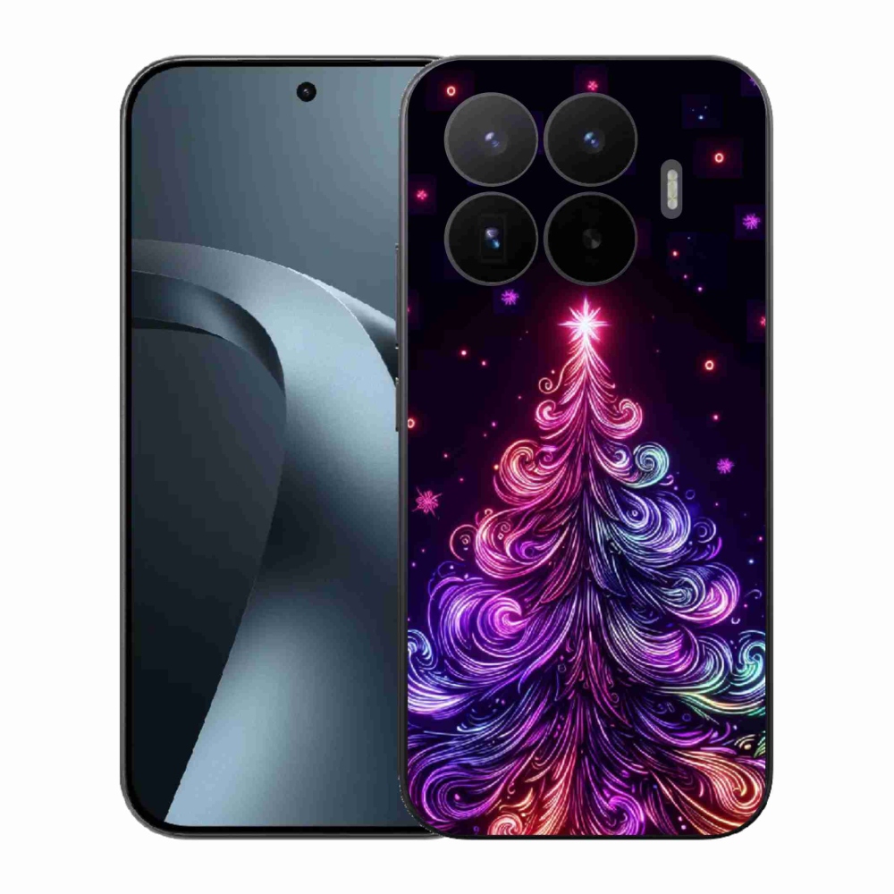 Gél borítás mmCase a Xiaomi 17T-hez - neon karácsonyfa 1