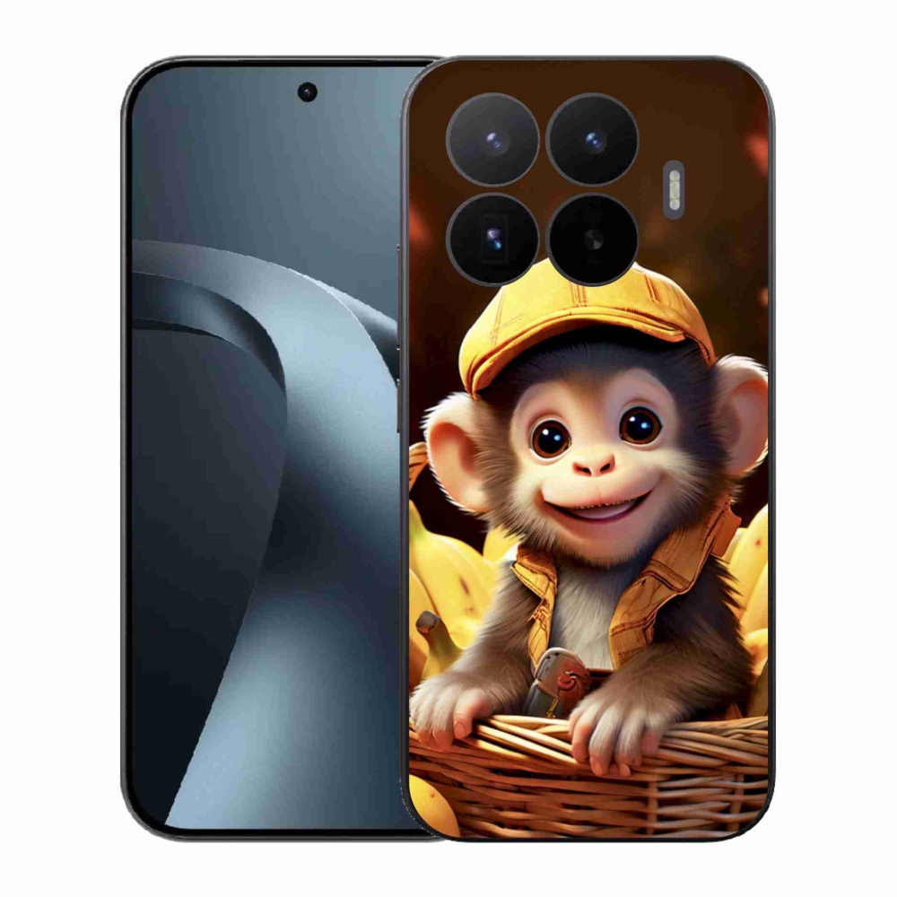Gél borítás mmCase a Xiaomi 17T-hez - majom a kosárban