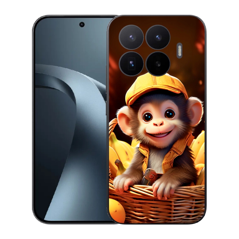 Gél borítás mmCase a Xiaomi 17T-hez - majom a kosárban