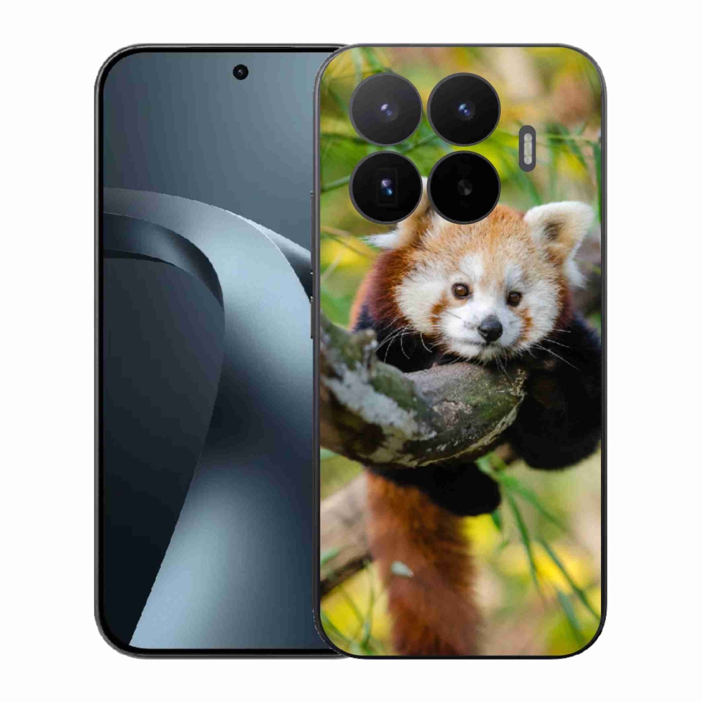 Gél borítás mmCase a Xiaomi 17T-hez - panda piros