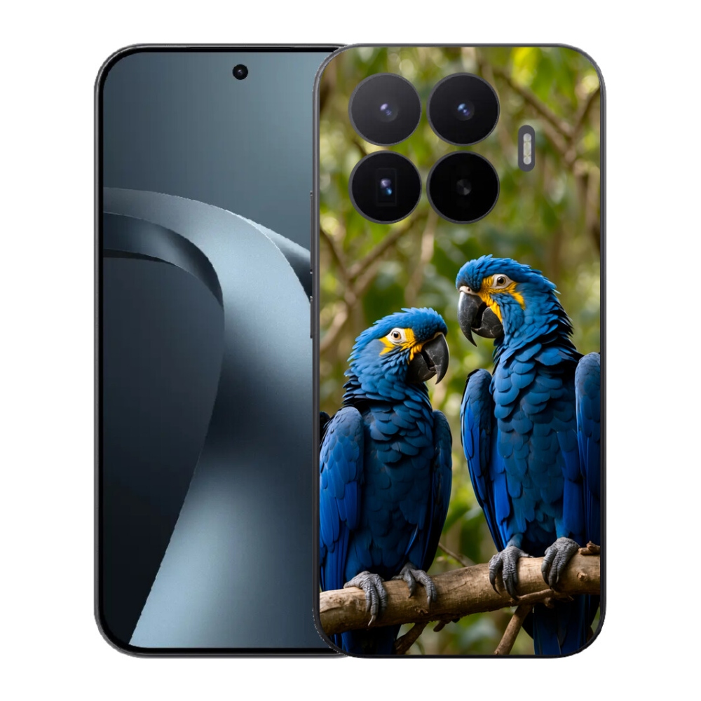 Gél borító mmCase a Xiaomi 17T-hez - papagáj duó