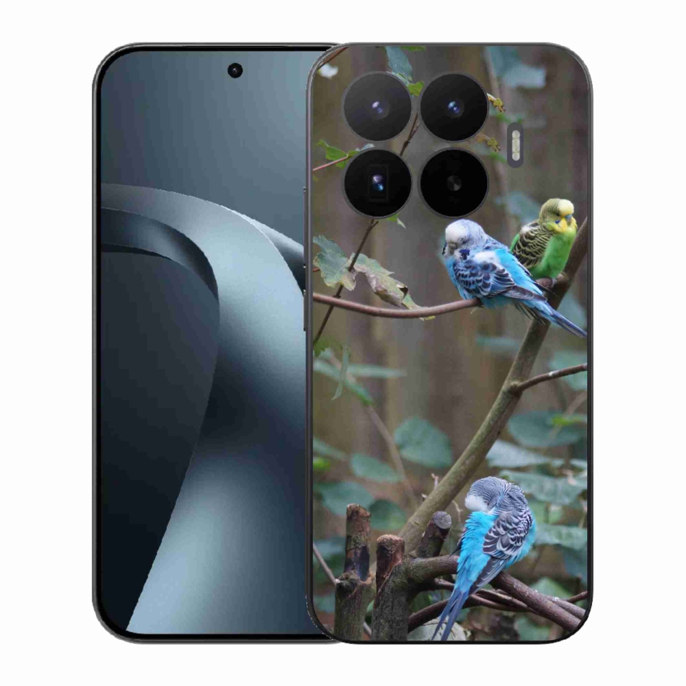 Gél borító mmCase a Xiaomi 17T-hez - papagájok az ágon