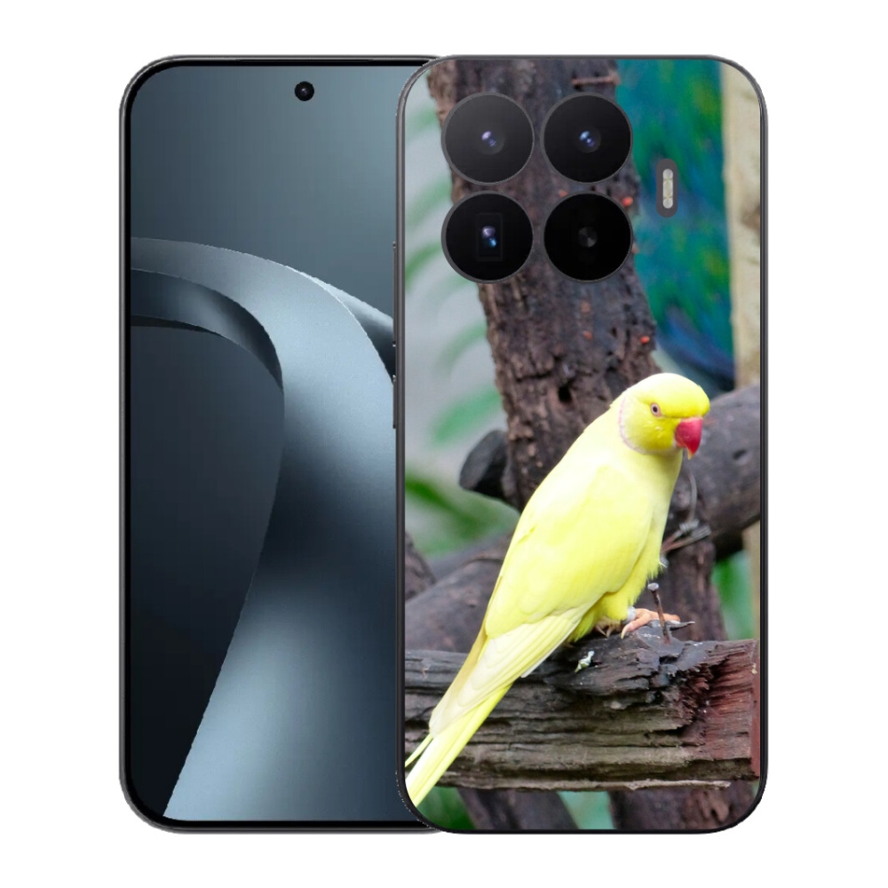 Gél borítás mmCase a Xiaomi 17T-hez - papagáj alexander sárga