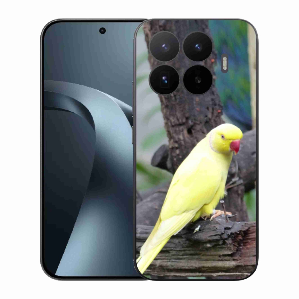 Gél borítás mmCase a Xiaomi 17T-hez - papagáj alexander sárga