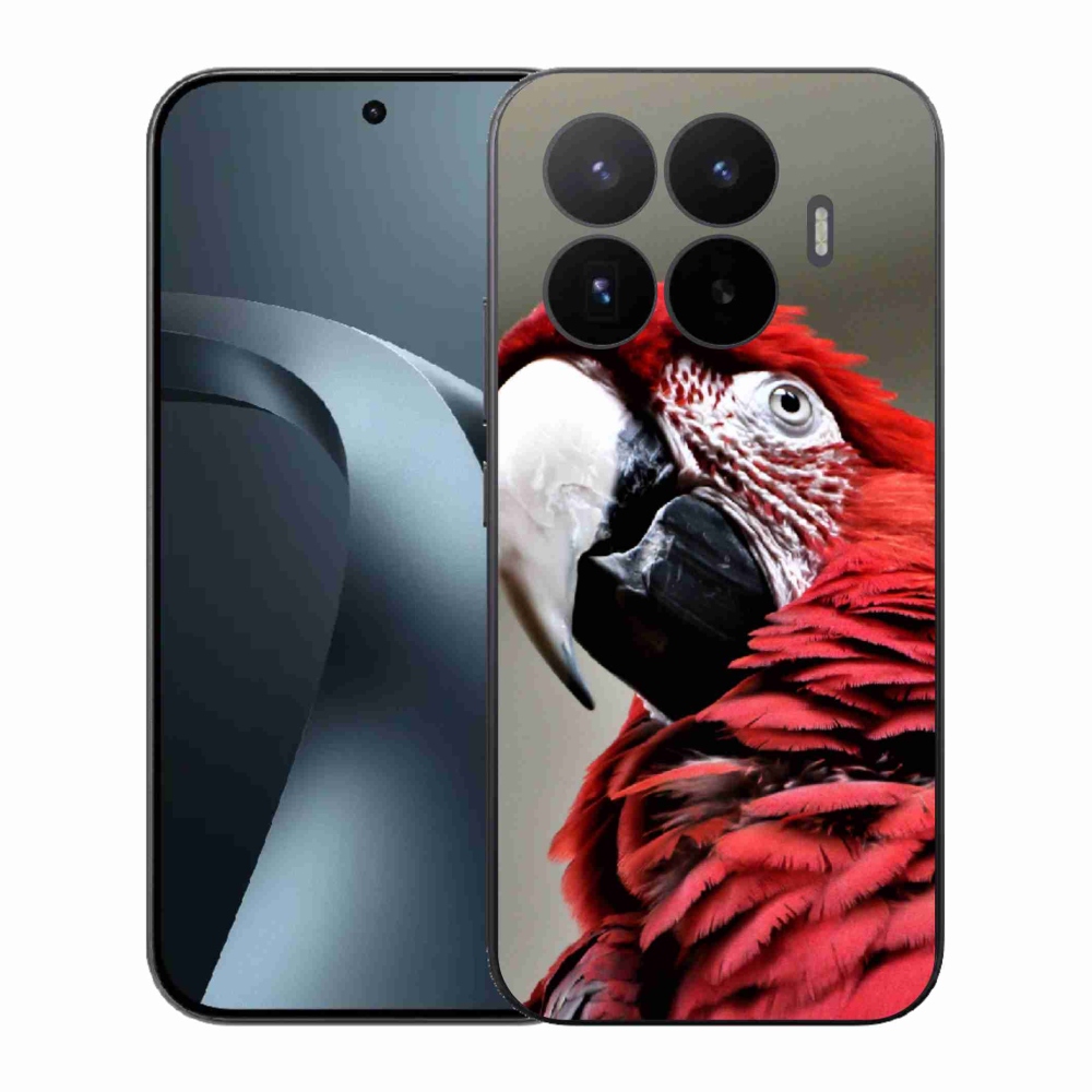 Gél borítás mmCase a Xiaomi 17T-hez - papagáj ara piros