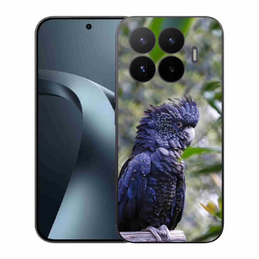 Gél borítás mmCase a Xiaomi 17T-hez - papagáj kakadu fekete