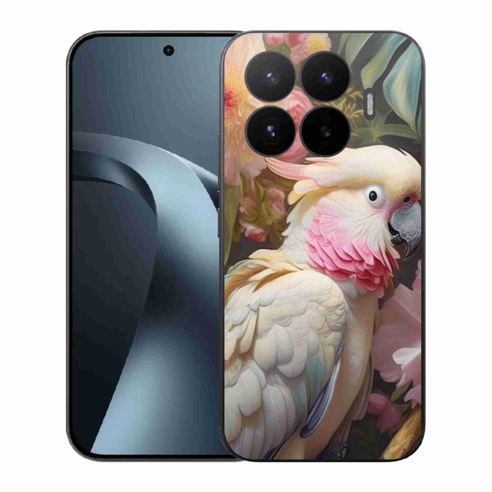 Gél borítás mmCase a Xiaomi 17T-hez - papagáj kakadu rózsaszín 2