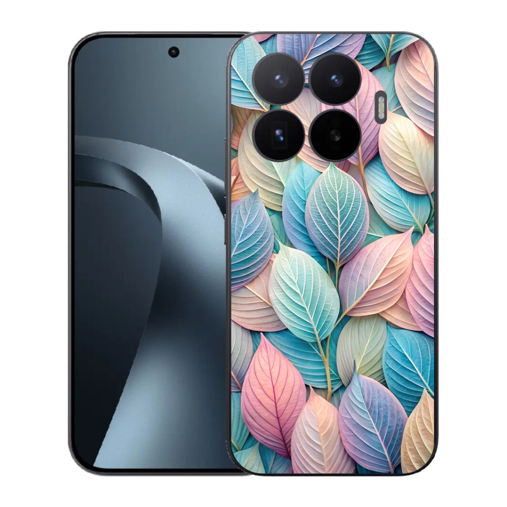 Gél borító mmCase a Xiaomi 17T-hez - pasztell levelek