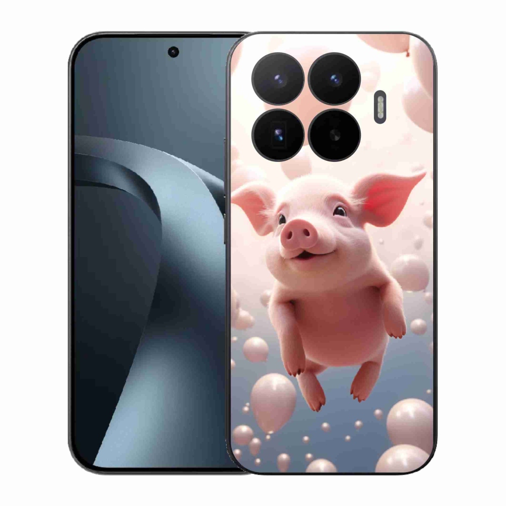 Gél borító mmCase a Xiaomi 17T-hez - malac lufikkal