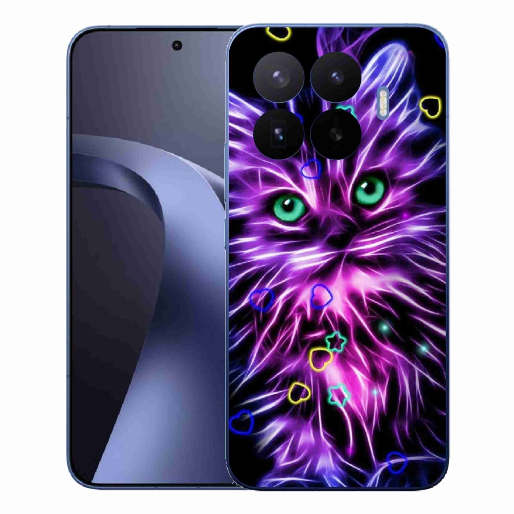 Gél borítás mmCase a Xiaomi 17T Pro számára - absztrakt macska