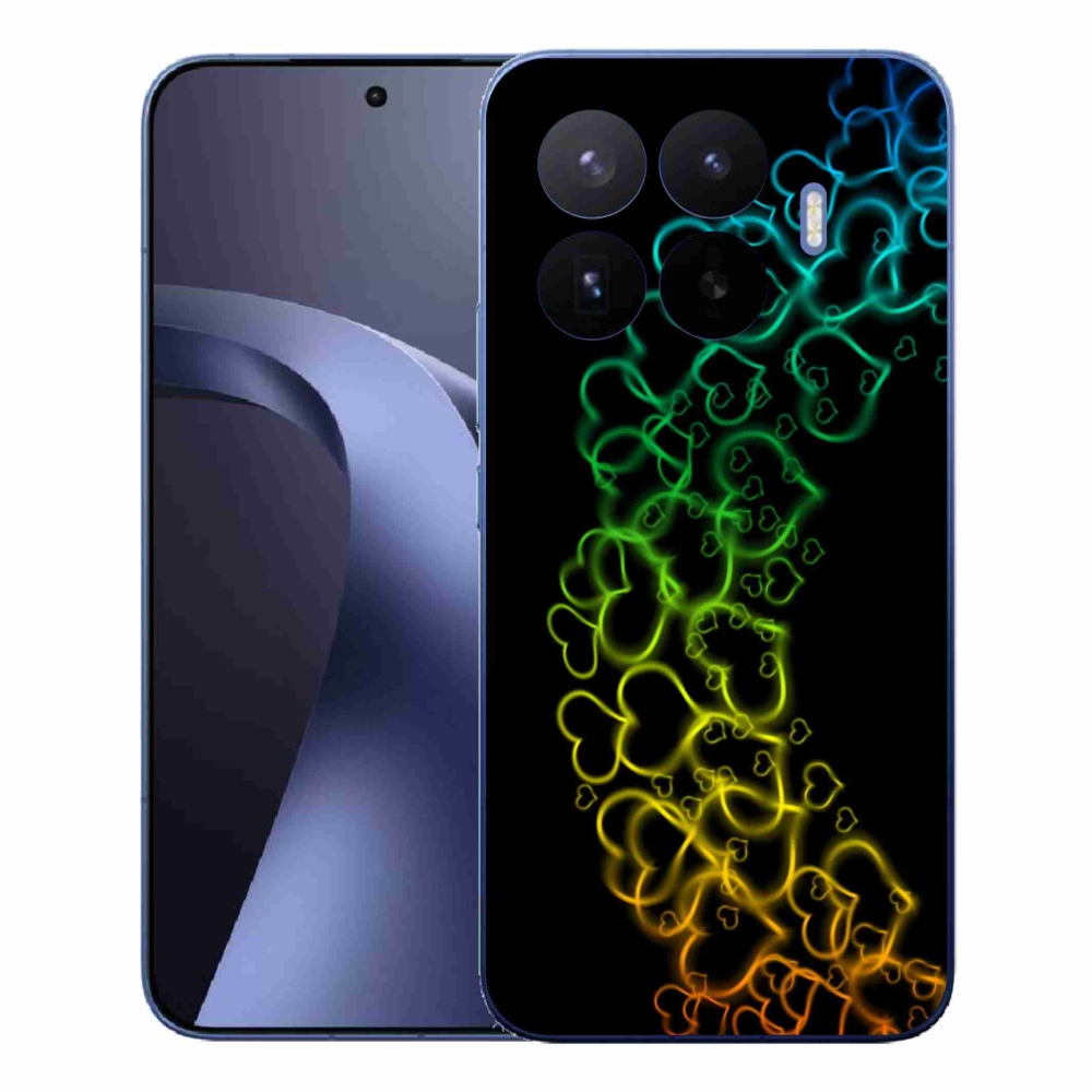 Gél borítás mmCase a Xiaomi 17T Pro számára - színes szívek
