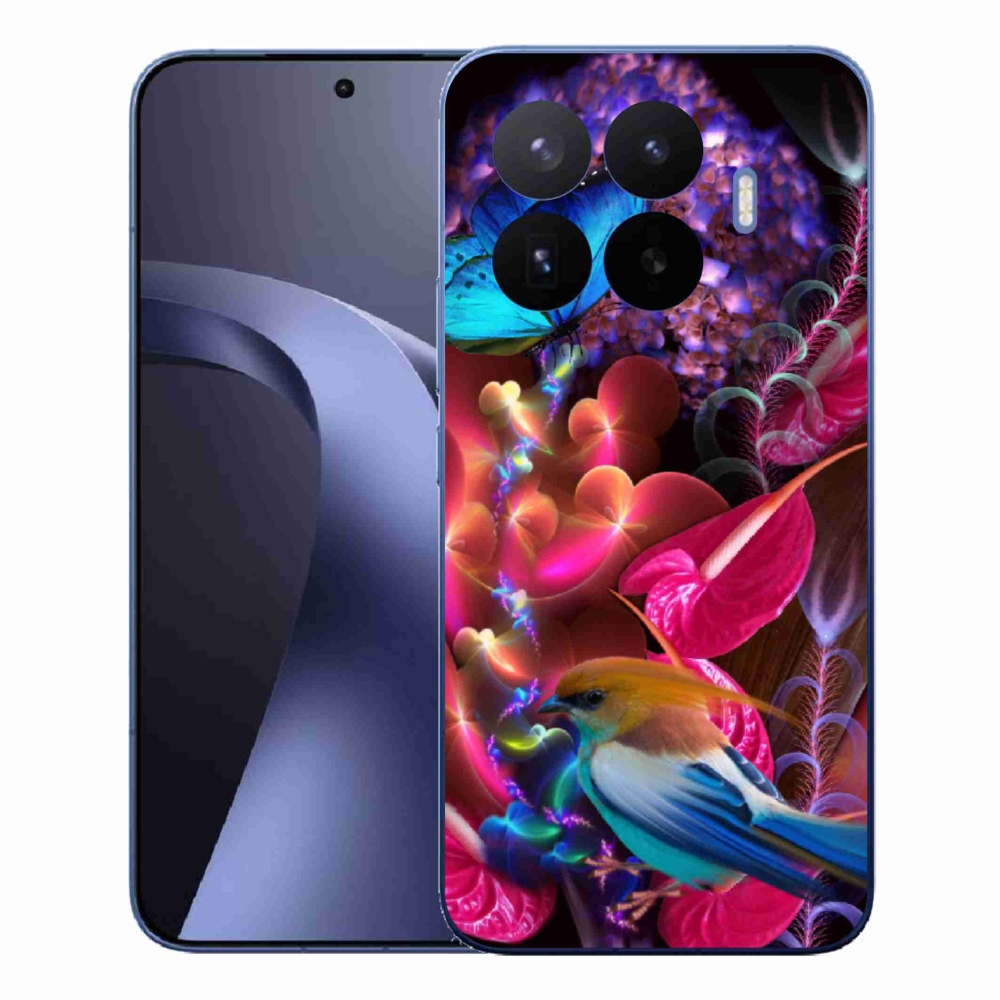 Gél borítás mmCase a Xiaomi 17T Pro számára - színes virágok