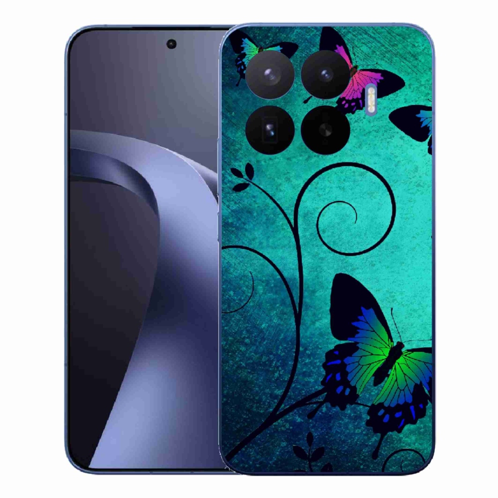 Gél borítás mmCase a Xiaomi 17T Pro számára - színes pillangók