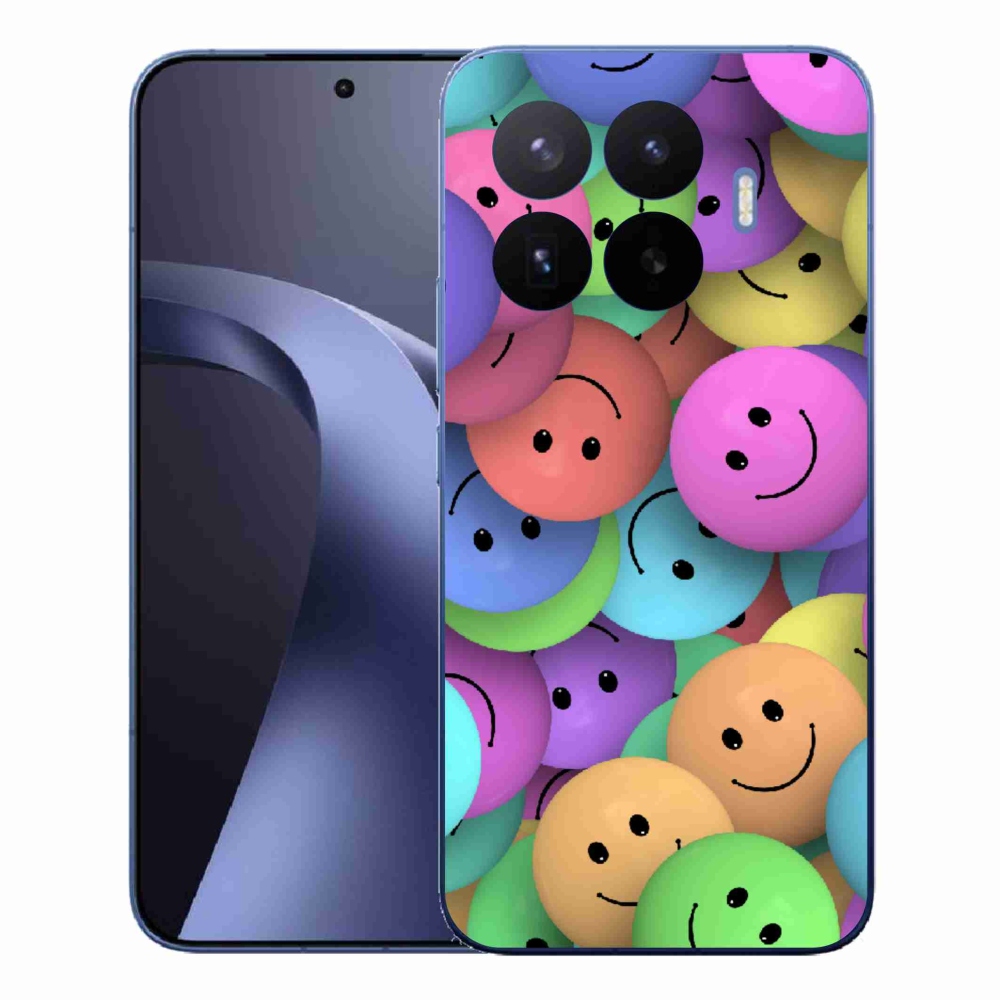 Gél borítás mmCase a Xiaomi 17T Pro számára - színes smiley-k