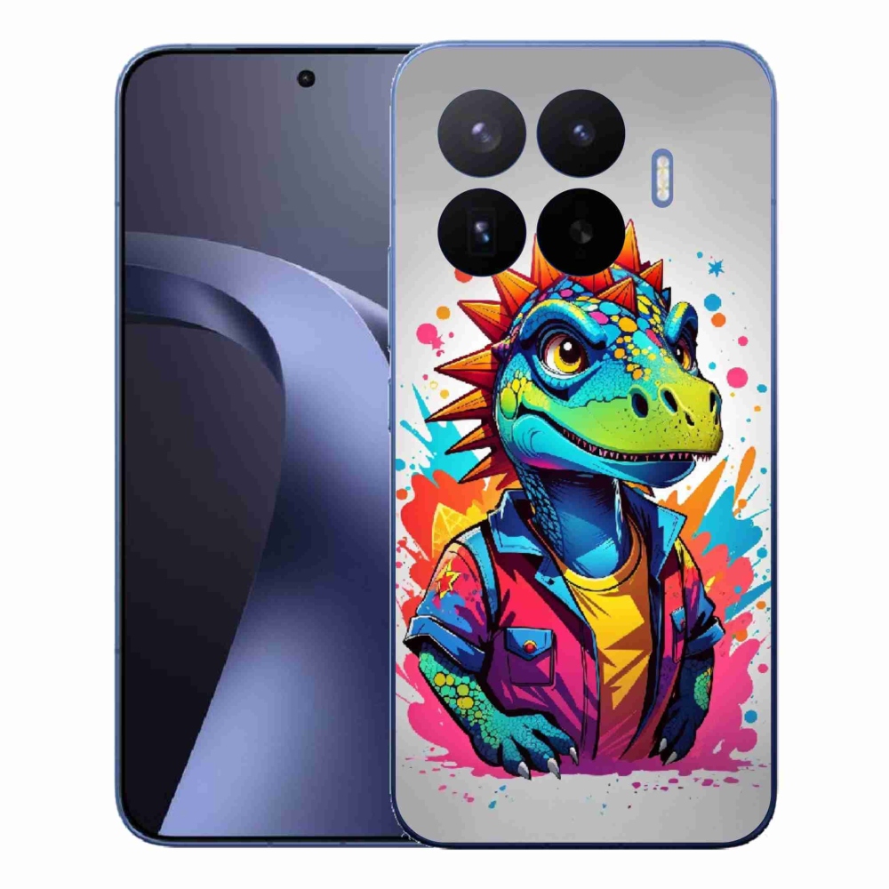 Gél borítás mmCase a Xiaomi 17T Pro számára - színes dinoszaurusz