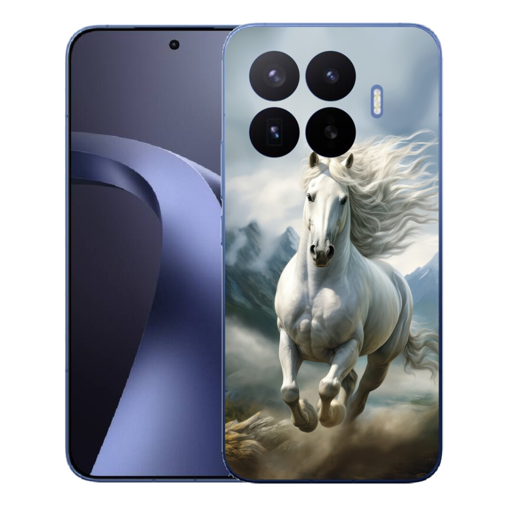 Gél borítás mmCase a Xiaomi 17T Pro - futó fehér ló 3