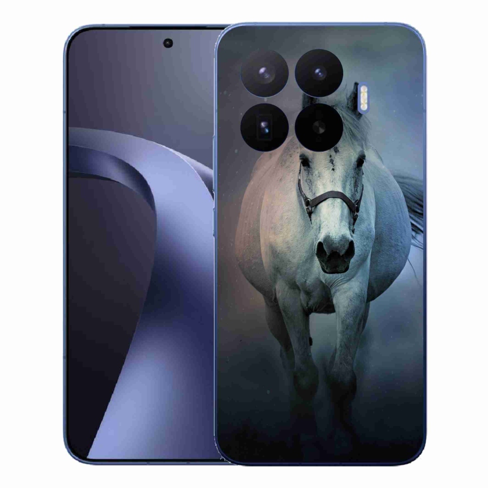 Gél borítás mmCase a Xiaomi 17T Pro - futó fehér lóhoz
