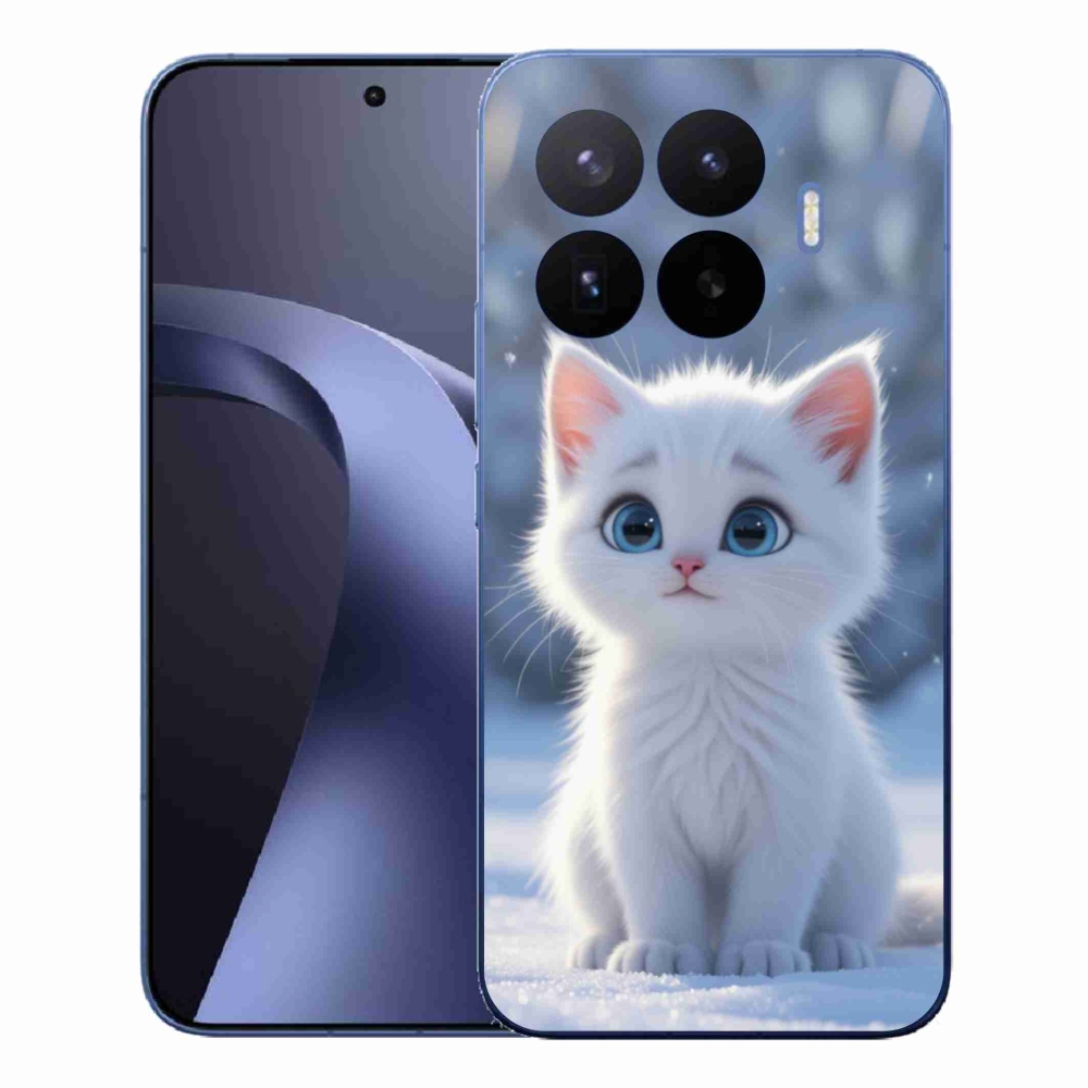 Gél borítás mmCase a Xiaomi 17T Pro számára - fehér cica 3