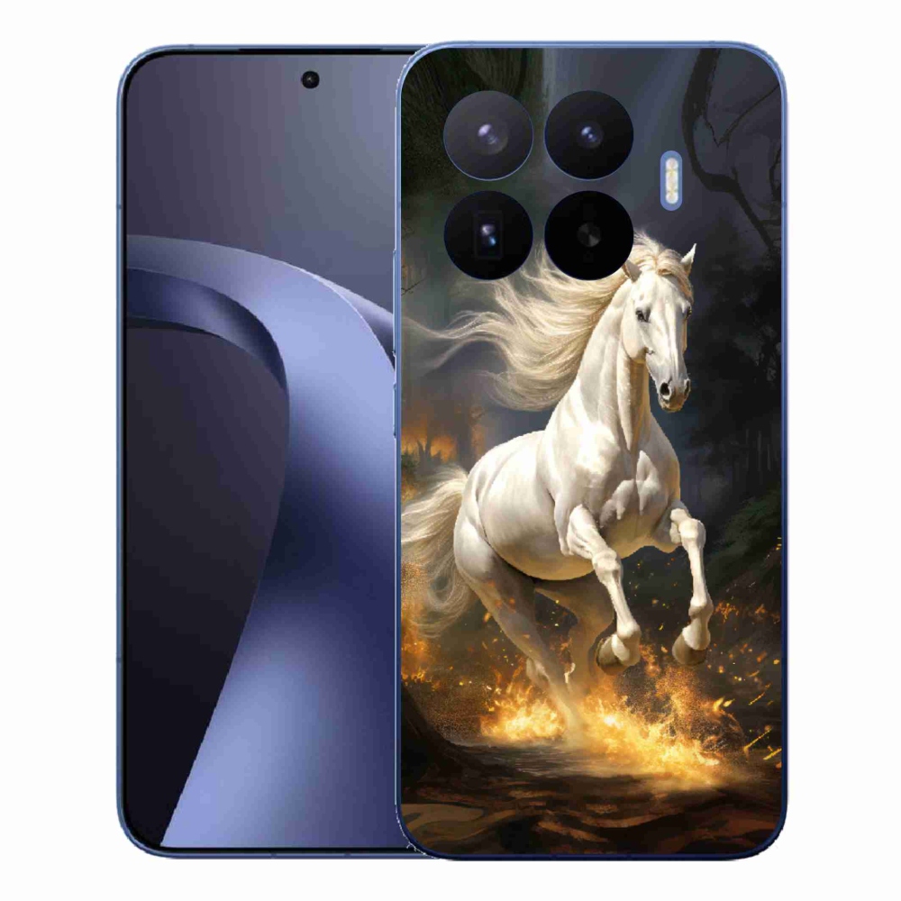 Gél borítás mmCase a Xiaomi 17T Pro számára - fehér ló 2