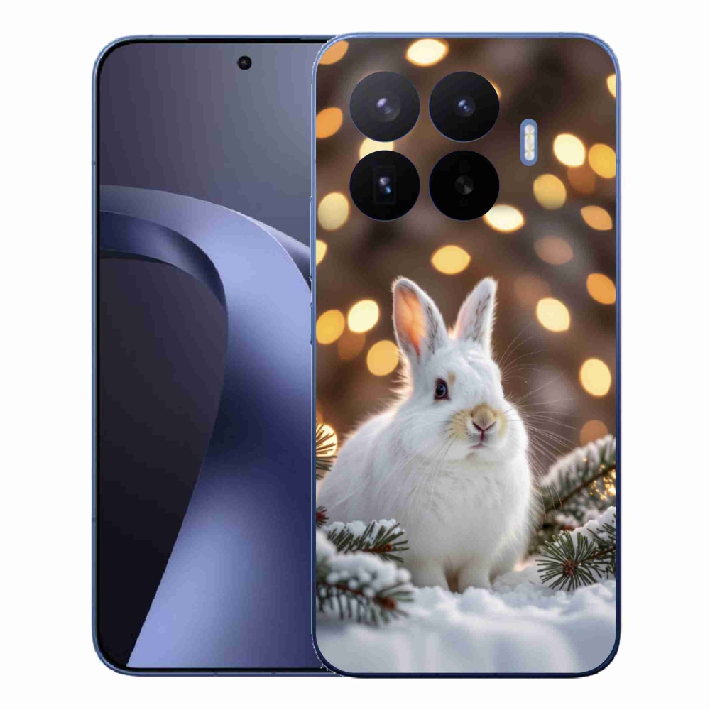 Gél borítás mmCase a Xiaomi 17T Pro számára - fehér nyúl