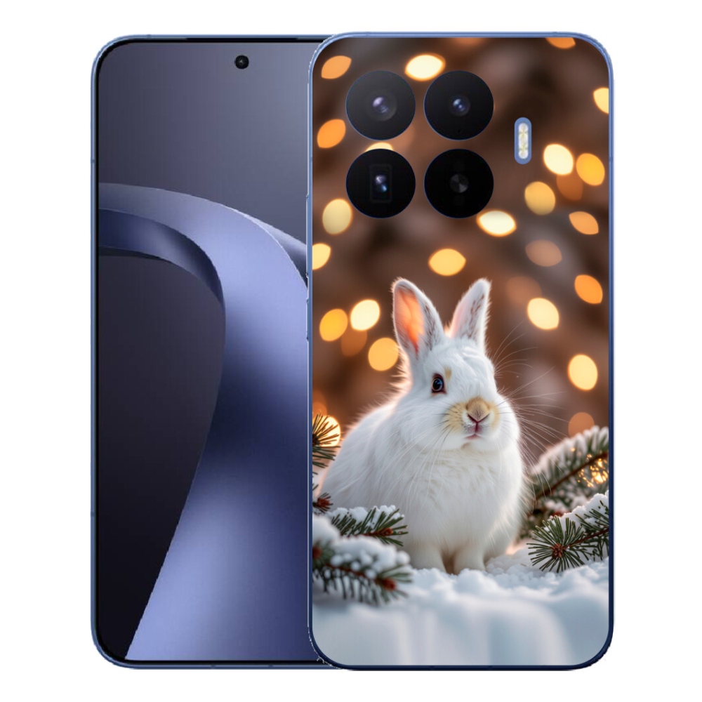 Gél borítás mmCase a Xiaomi 17T Pro számára - fehér nyúl