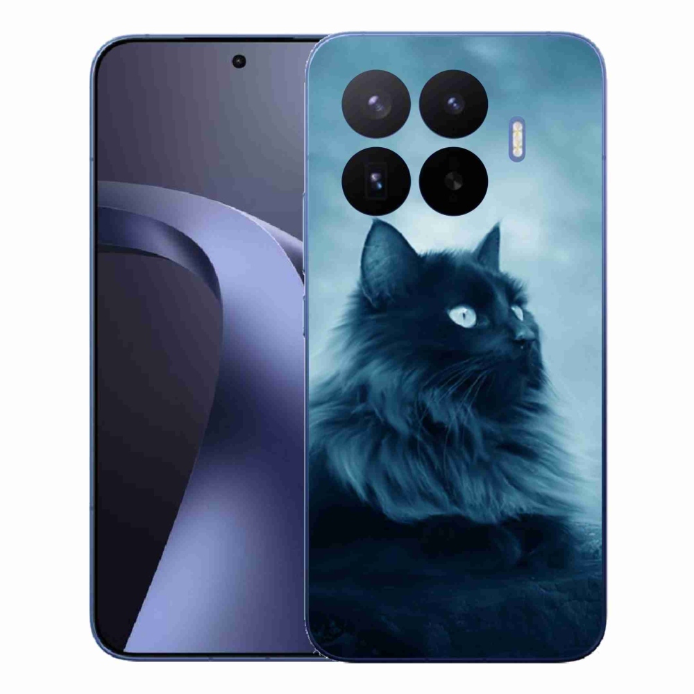 Gél borítás mmCase a Xiaomi 17T Pro-hoz - fekete macska 1