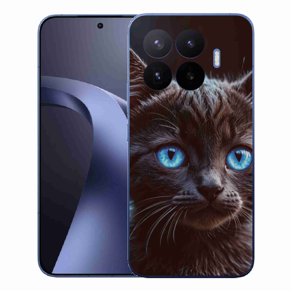 Gél borítás mmCase a Xiaomi 17T Pro számára - fekete cica 2
