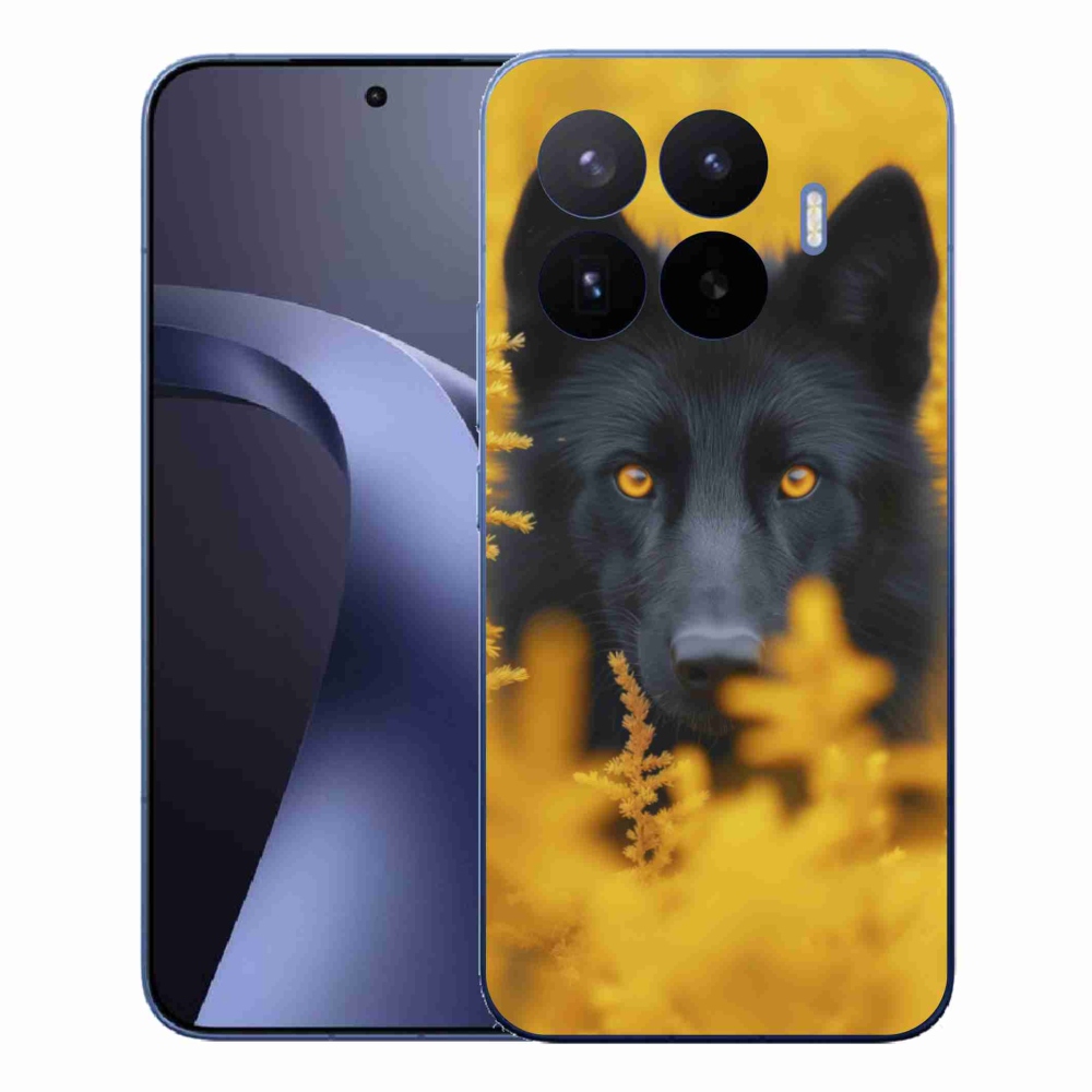 Gél borítás mmCase a Xiaomi 17T Pro-hoz - fekete farkas 2