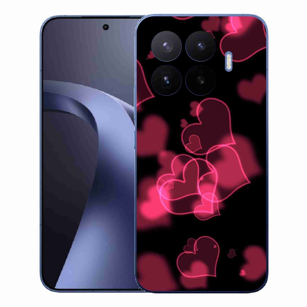 Gél borítás mmCase a Xiaomi 17T Pro számára - piros szívek