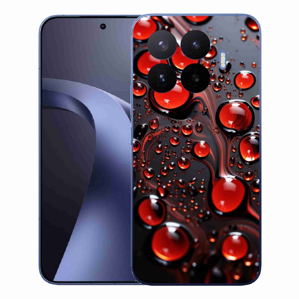 Gél borítás mmCase a Xiaomi 17T Pro-hoz - piros csepp 2