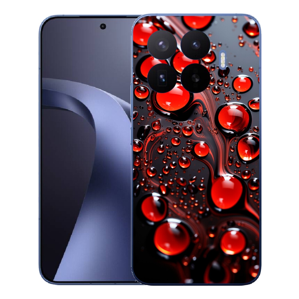 Gél borítás mmCase a Xiaomi 17T Pro-hoz - piros csepp 2