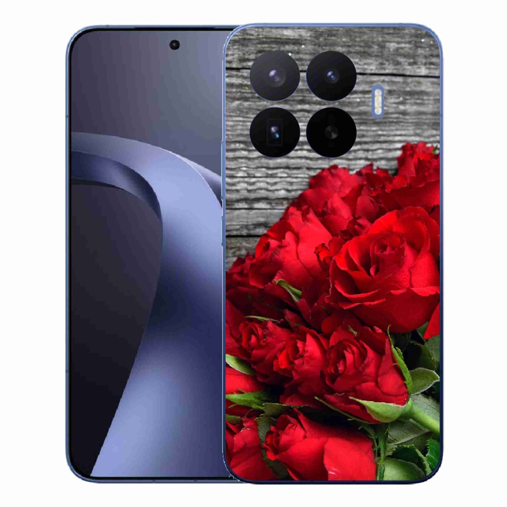 Gél borítás mmCase a Xiaomi 17T Pro számára - piros rózsa