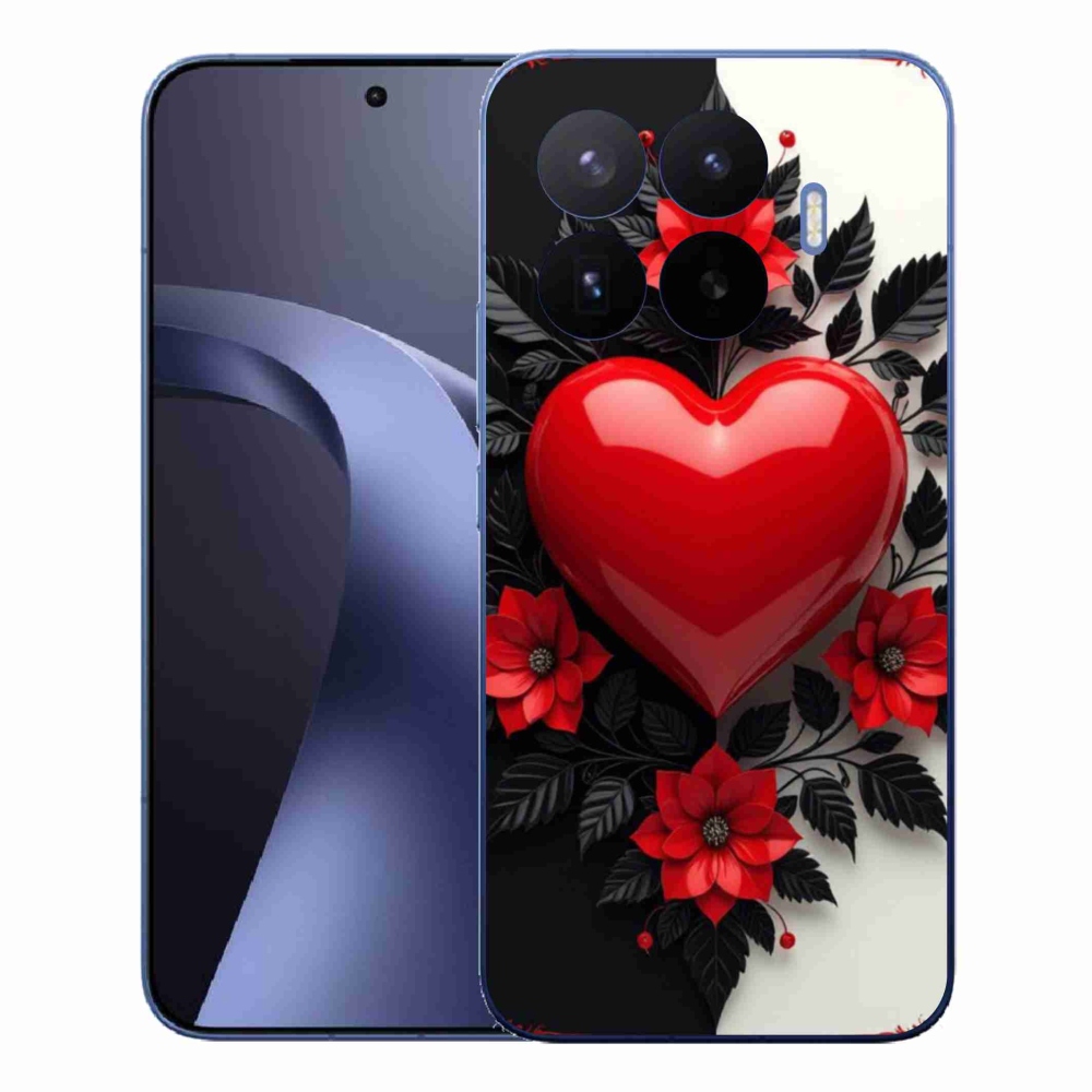 Gél borítás mmCase a Xiaomi 17T Pro számára - piros szív