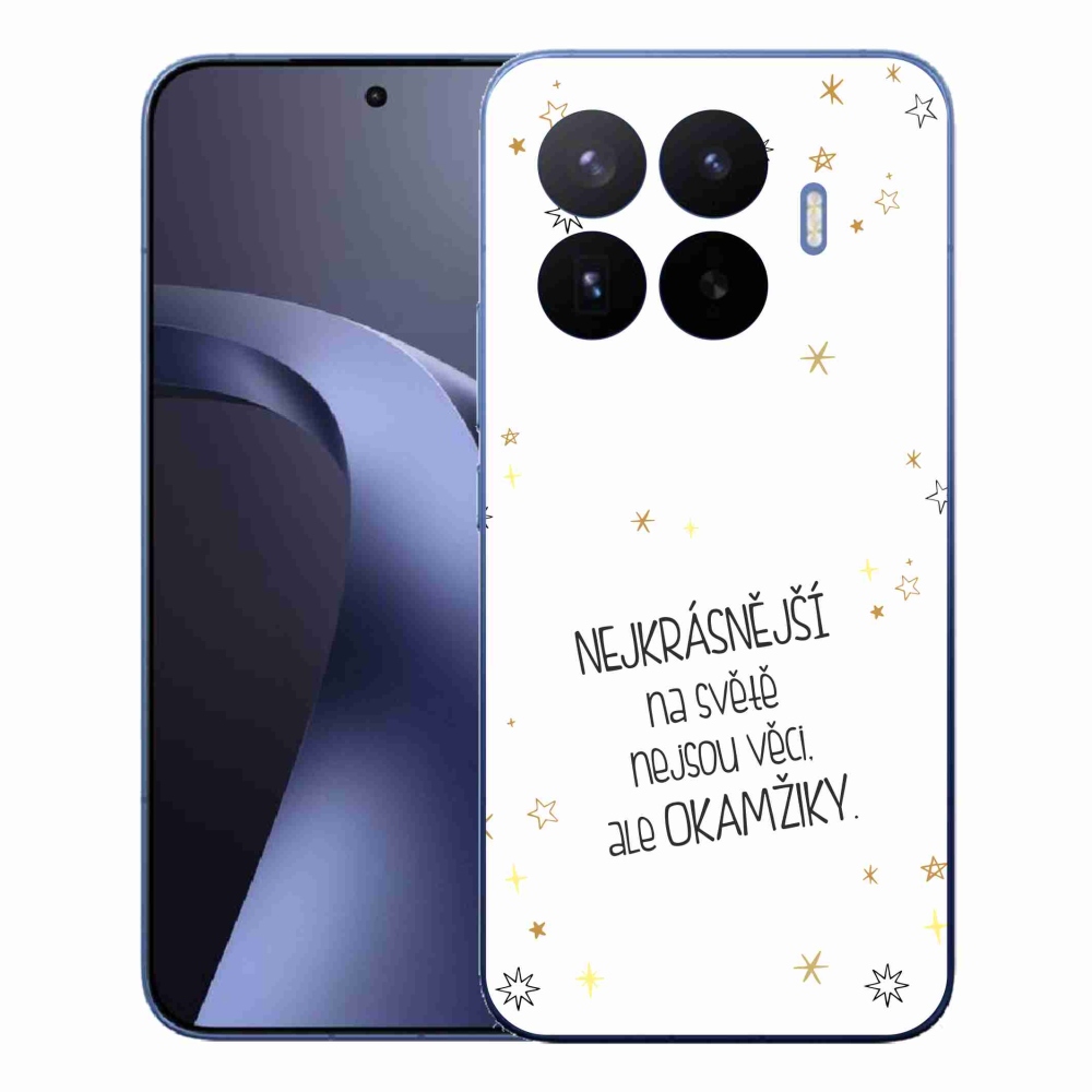 Gél borítás mmCase a Xiaomi 17T Pro számára - idézem 4 fehér háttér