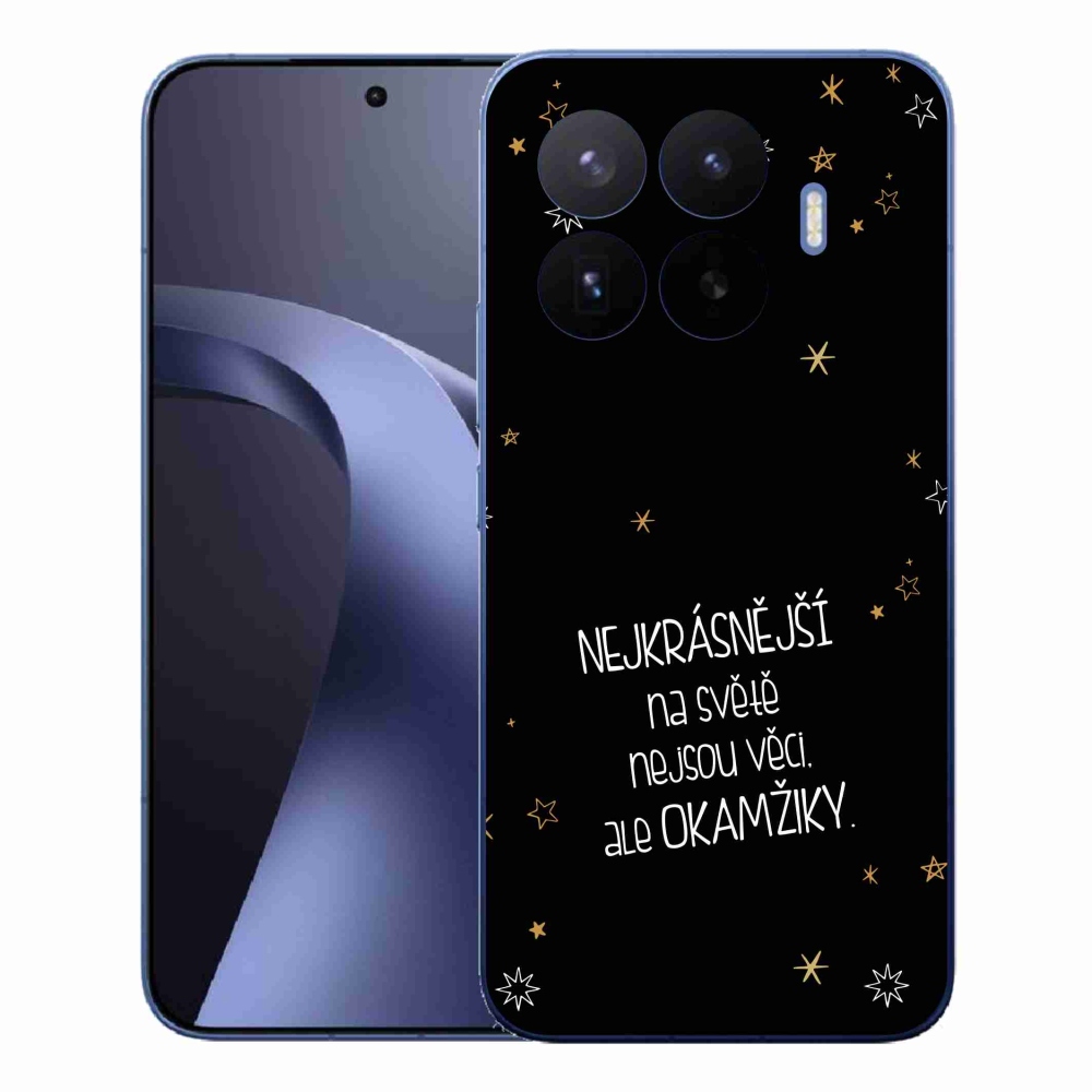 Gél borítás mmCase a Xiaomi 17T Pro számára - idézem 4 fekete háttér