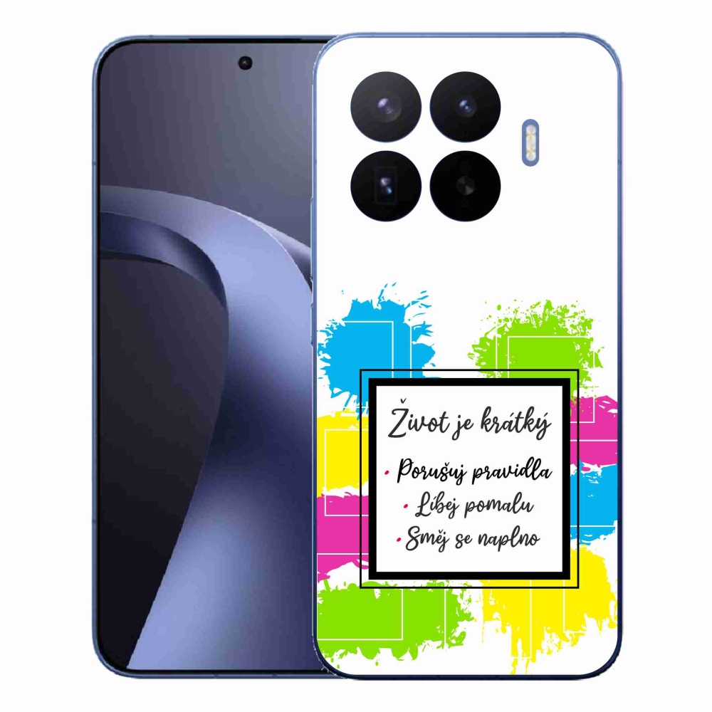 Gél borítás mmCase a Xiaomi 17T Pro számára - idézem 5 fehér háttér