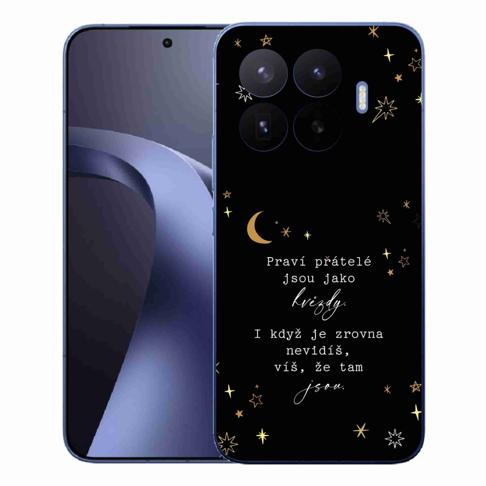 Gél borítás mmCase a Xiaomi 17T Pro számára - idézem 6 fekete háttér