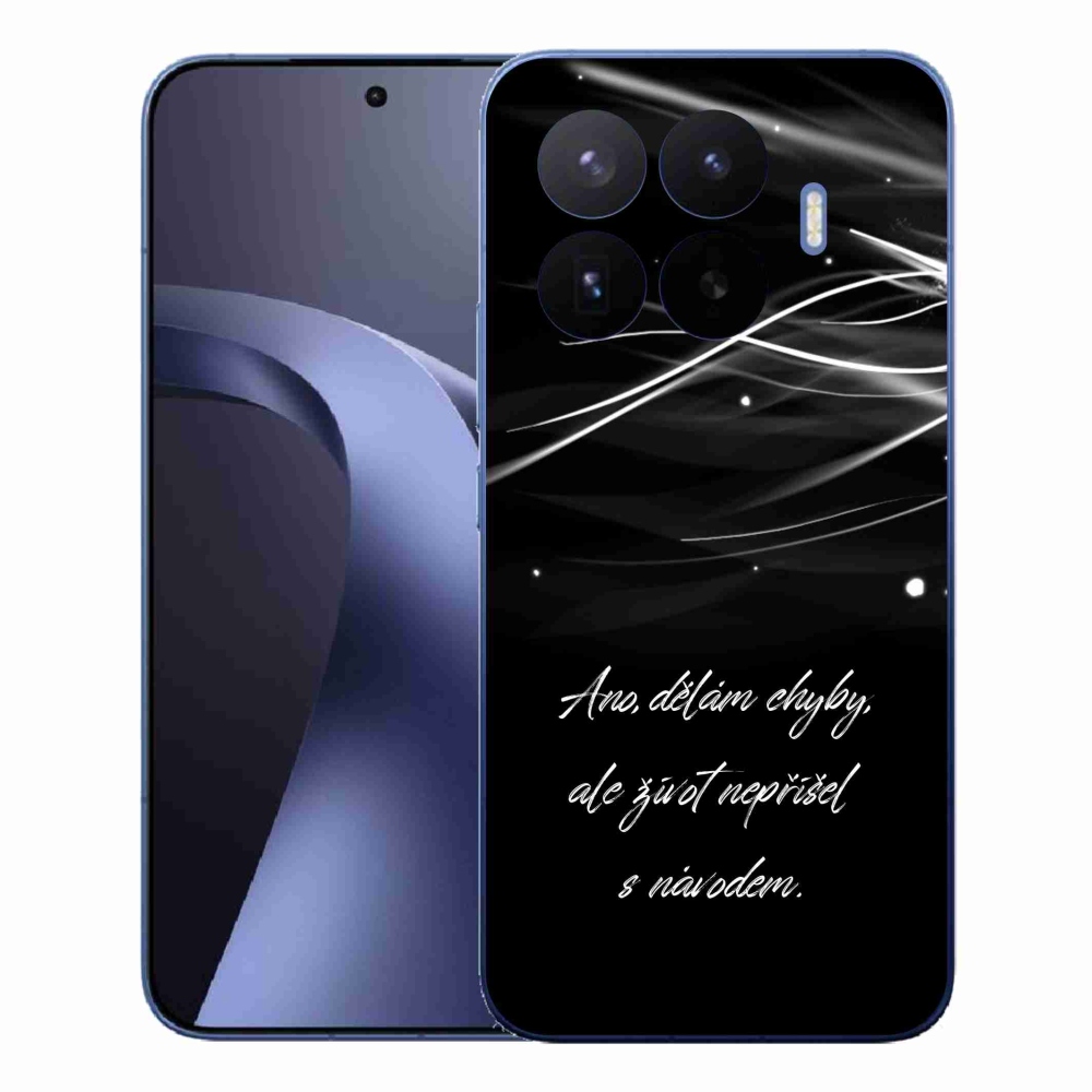Gél borítás mmCase a Xiaomi 17T Pro számára - idézem fekete háttérrel