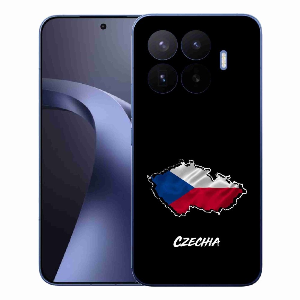Gél borítás mmCase a Xiaomi 17T Pro - Csehország fekete háttérrel