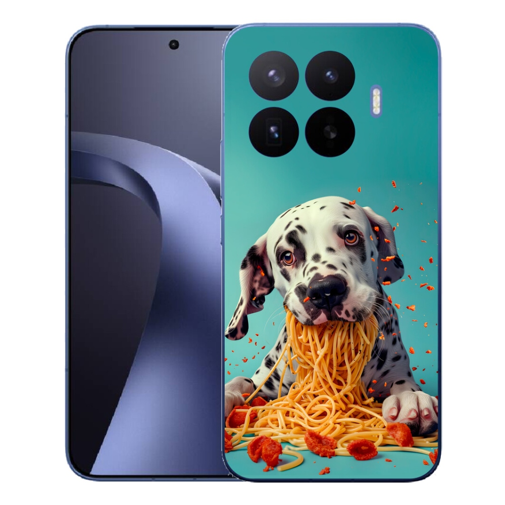 Gél borítás mmCase a Xiaomi 17T Pro számára - Dalmát és spagetti
