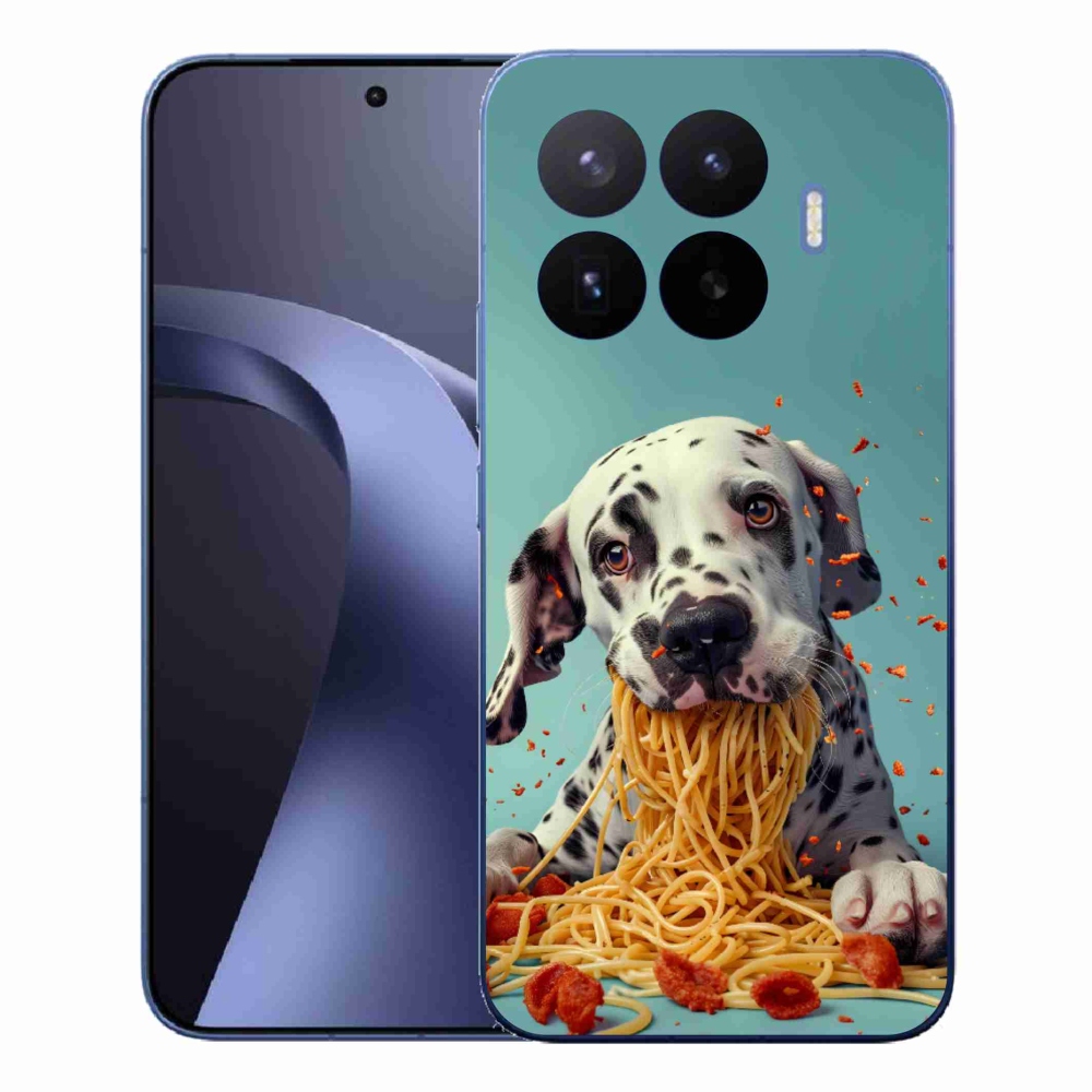 Gél borítás mmCase a Xiaomi 17T Pro számára - Dalmát és spagetti
