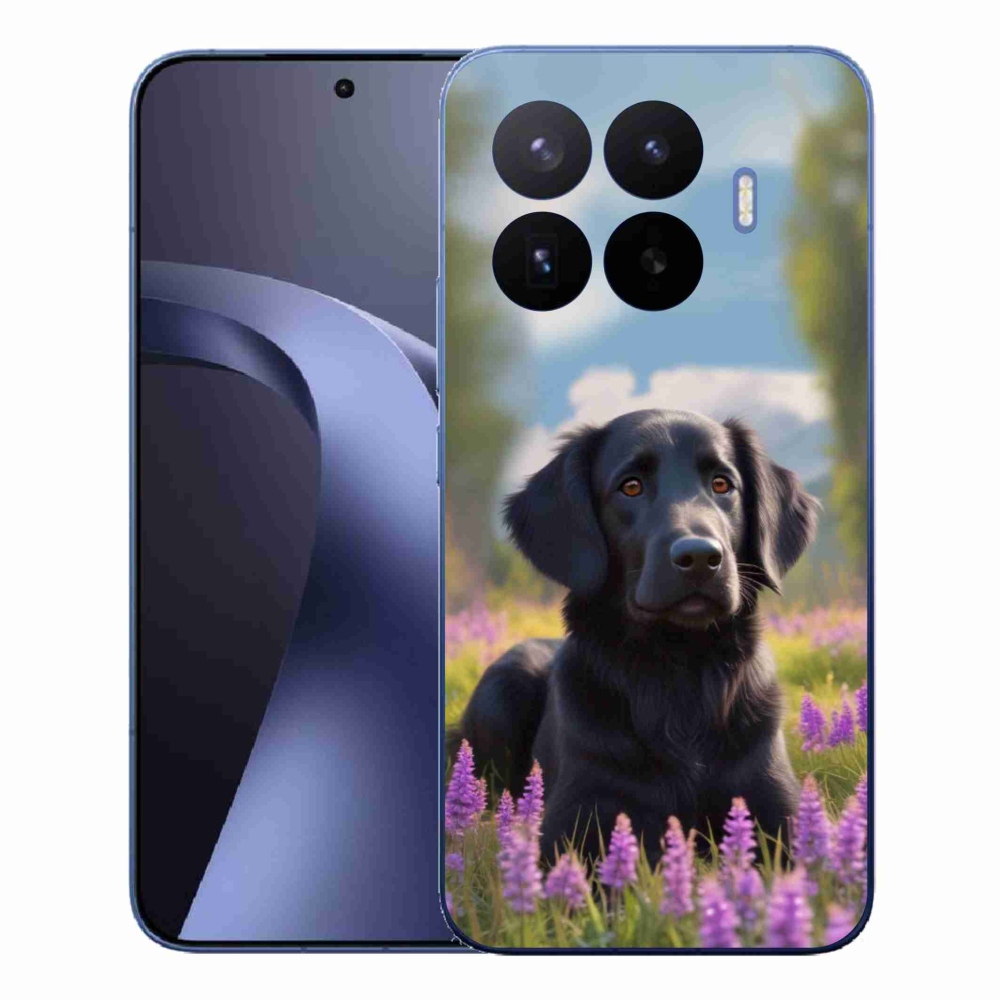 Gél borítás mmCase a Xiaomi 17T Pro számára - elegáns fekete retriever