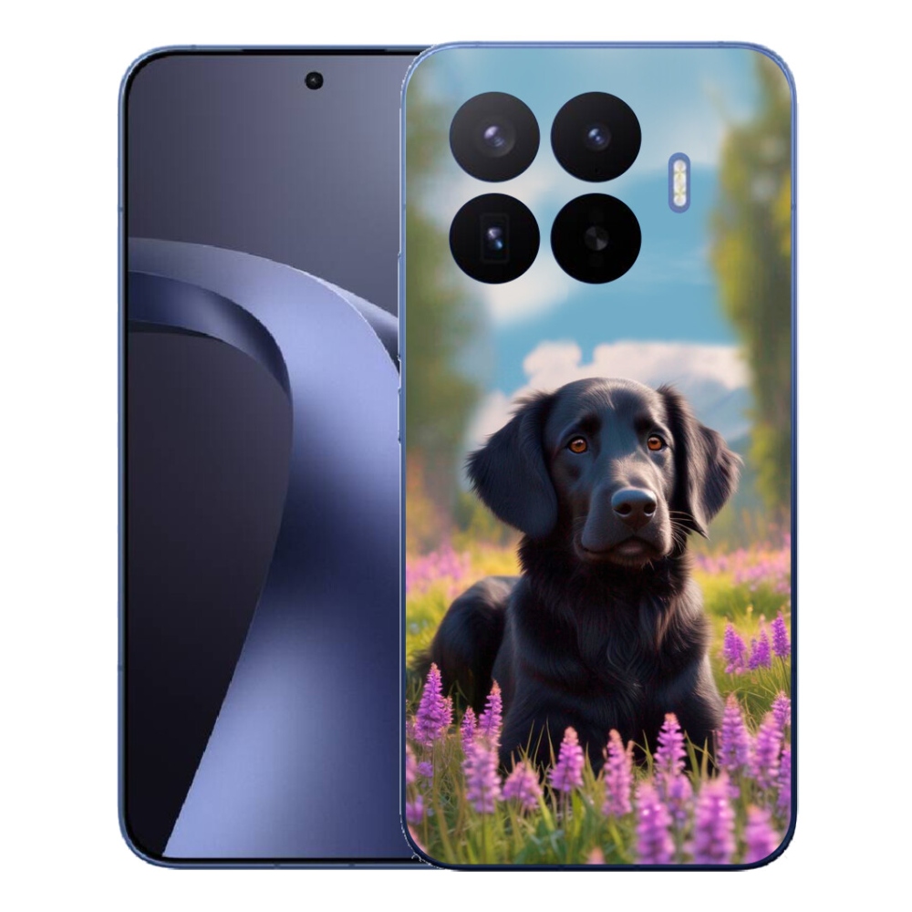 Gél borítás mmCase a Xiaomi 17T Pro számára - elegáns fekete retriever