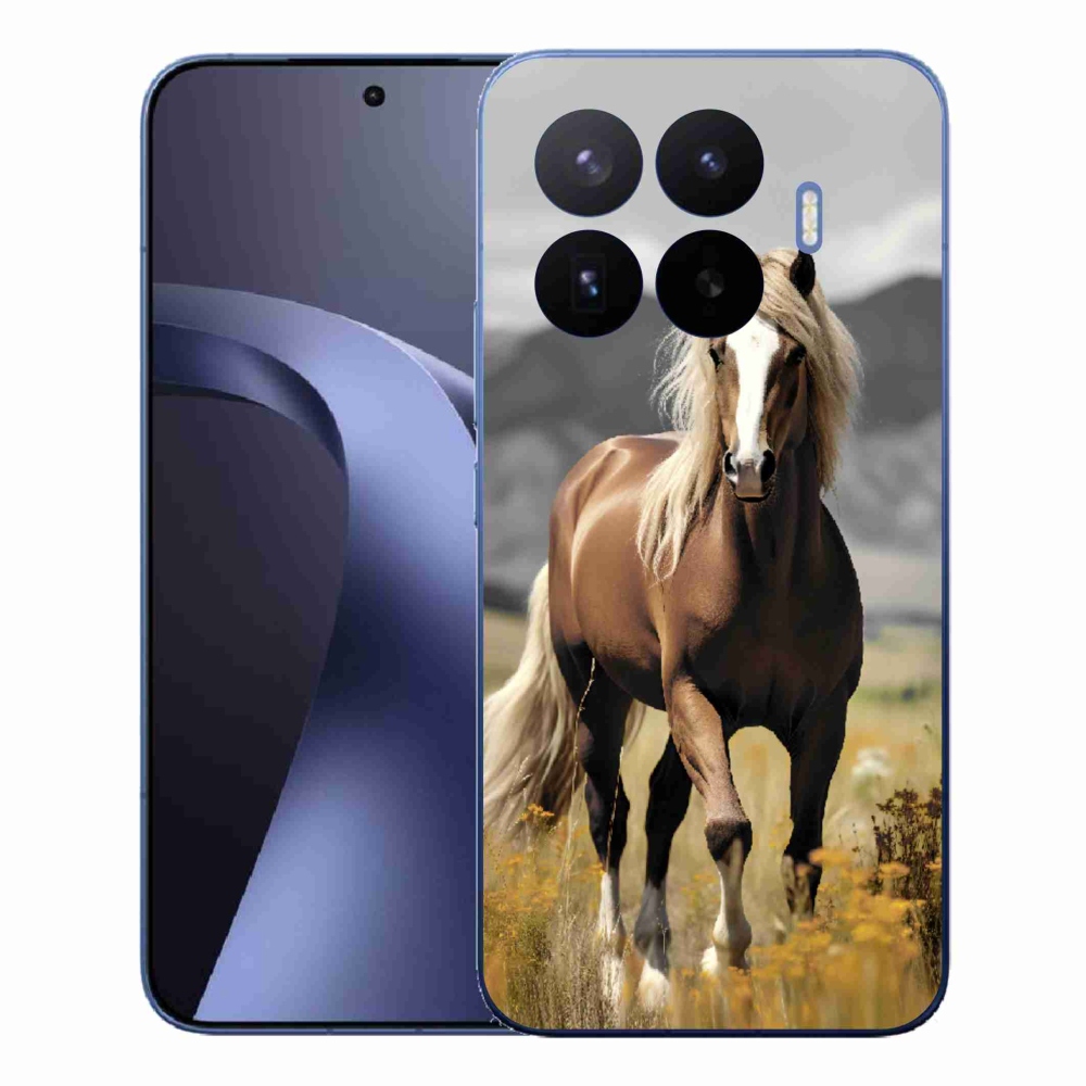 Gél borítás mmCase a Xiaomi 17T Pro-hoz - barna ló 1