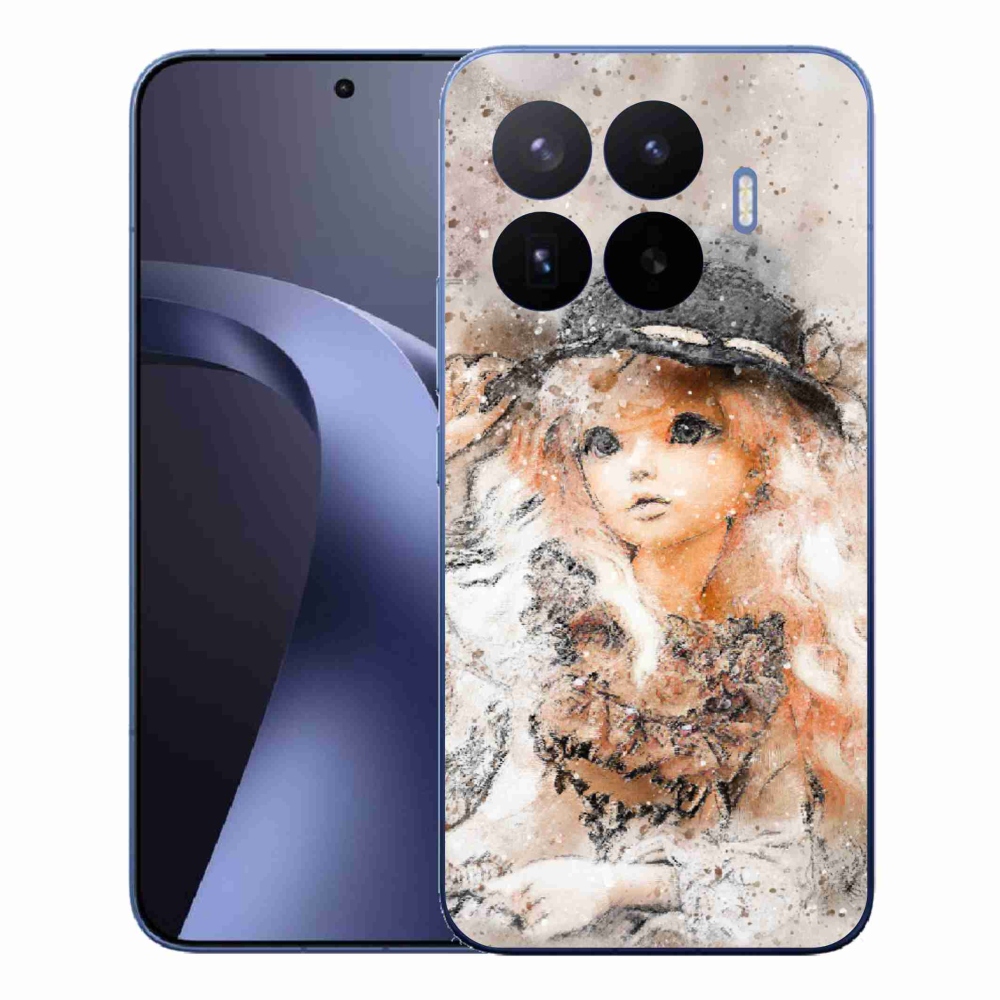 Gél borítás mmCase a Xiaomi 17T Pro számára - lány kalapos sapkával