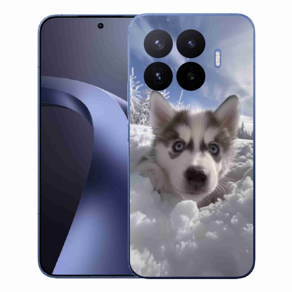 Gél borítás mmCase a Xiaomi 17T Pro számára - husky a hóban