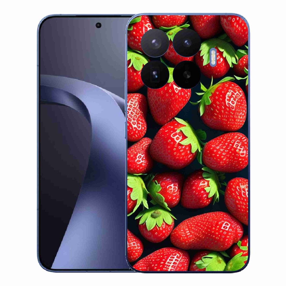 Gél borítás mmCase a Xiaomi 17T Pro-hoz - eper