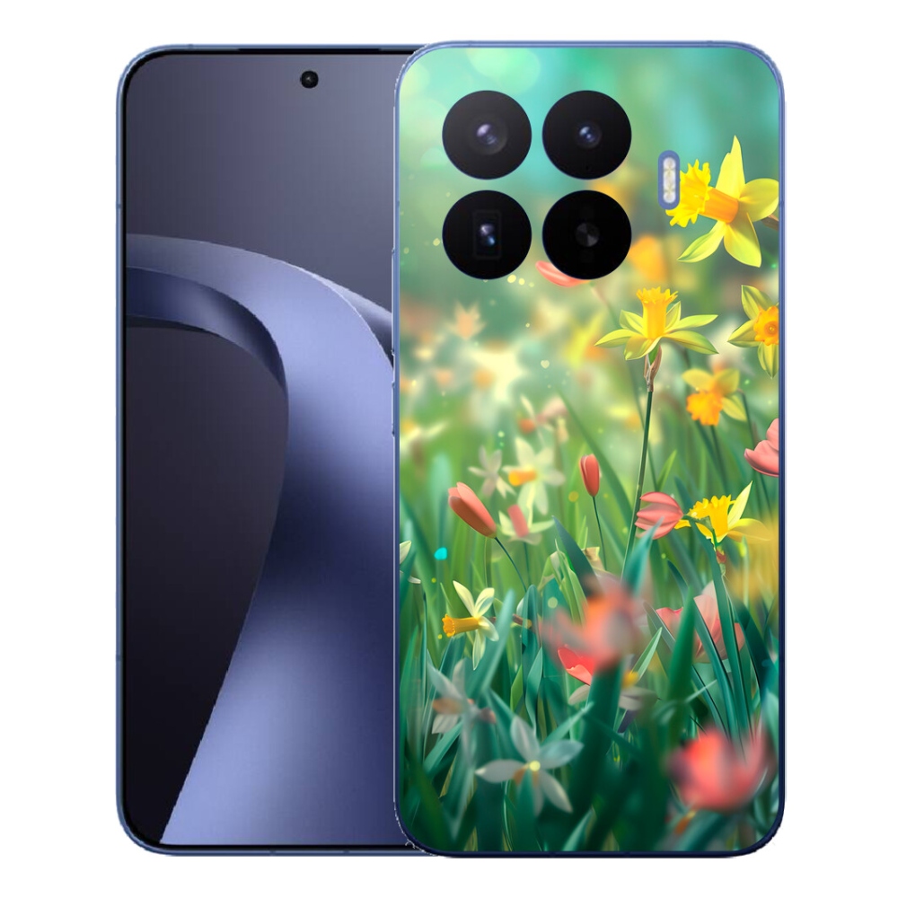 Gél borítás mmCase a Xiaomi 17T Pro számára - tavaszi virágok